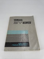 YAMAHA OWNERS MANUAL SY85