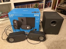 Logitech Z407 Bluetooth Computer Speakers with Subwoofer and Wireless Control