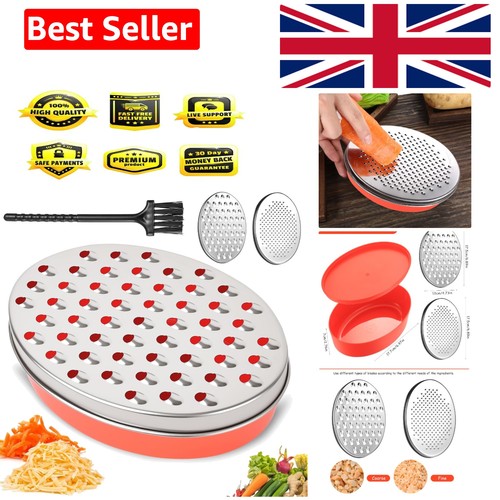 Red stainless steel cheese - red,