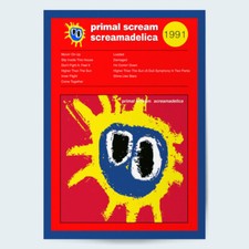 Primal Scream Screamadelica Fine Art Album Poster