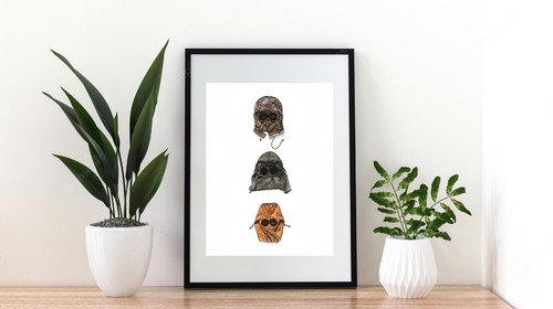 Masks 1980s casuals - cp,