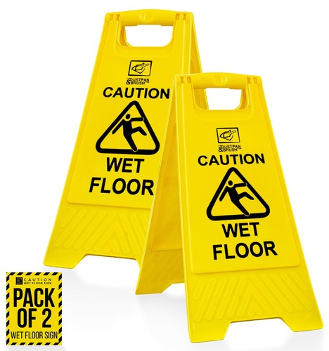Pack wet floor sign - pack, of