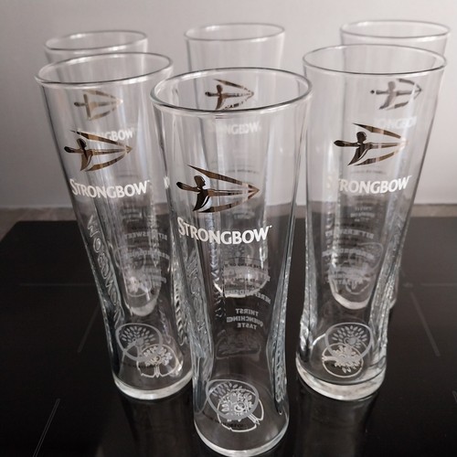 Strongbow pint cider glasses - strongbow,