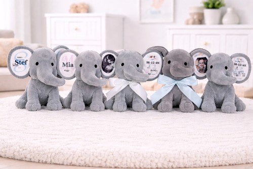 Custom teddy elephant birth - custom,