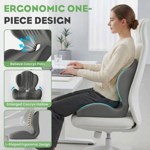 Ergonomic back and seat - 2-in-1,