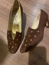 vintage Renata Signorina suede shoes size 5
