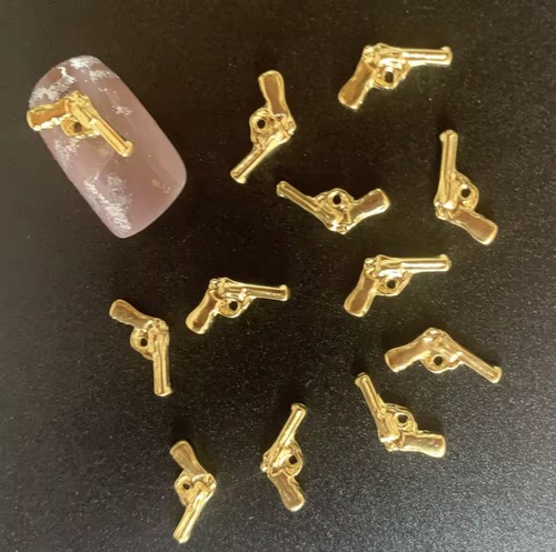 Luxury gold pistol gun shaped - gold,