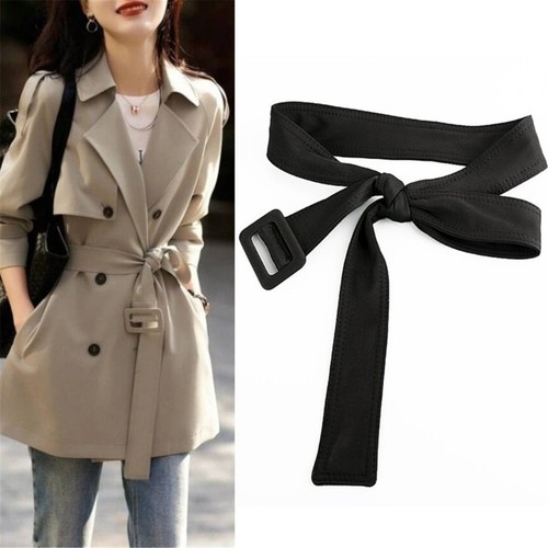 Women overcoat waist belt coat - belt,