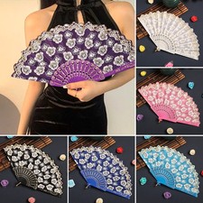 Spanish Lace Silk Folding Fan