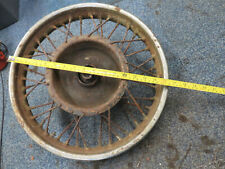 side car  wheel single sided 7" pressed steel hub 16" rim may fit steb watsonian