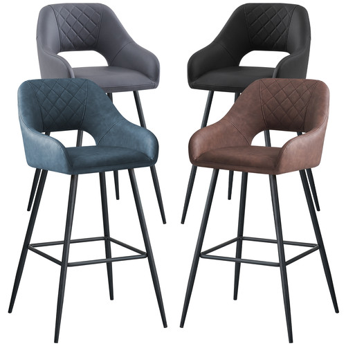 Breakfast bar stools pu - 2x,