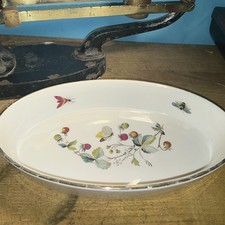 royal worcester strawberry fair Shape 30 Size 4 Serving Dish 