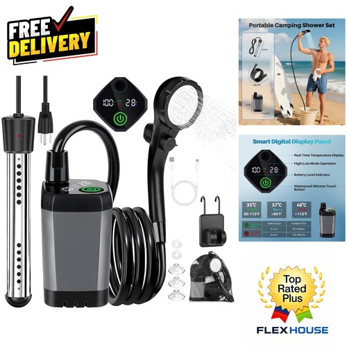 Compact 2000w heated shower - compact,