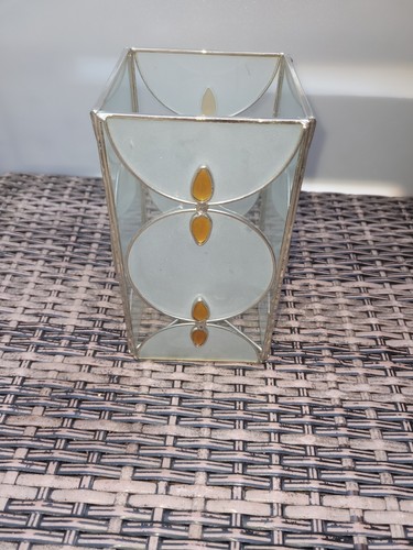 Amber tiffany style - tiffany, glass