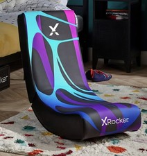 X ROCKER Official Galaxy PURPLE Video Rocker Kids Gaming Chair bargain 