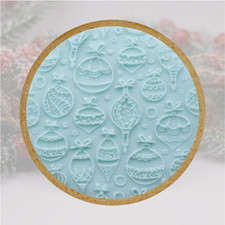 Christmsa Baubles Fondant