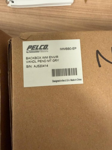 Pelco immbbo backbox imm - pelco,