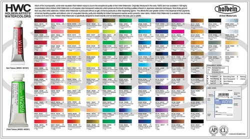 Holbein watercolor paint - watercolor,