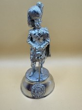 English Pewter Figure Charles Chas Stadden Argyle and Southerland Highlander