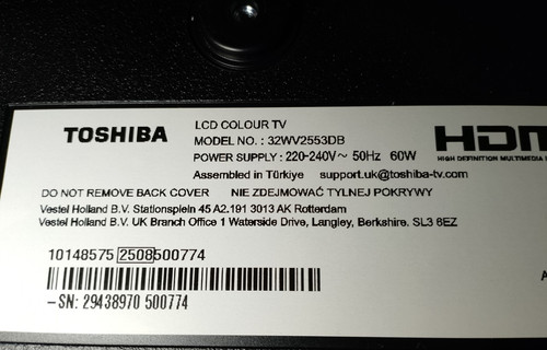 Vestel power supply board - vestel,