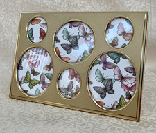 VINTAGE:   MULTI-APERTURE SMALL PHOTO FRAME - SUPER, SOUND CONDITION!