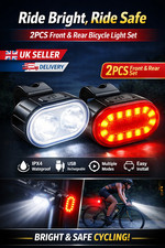 2x Mountain Bike Lights USB