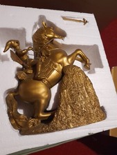 Gold LEGEND OF ZELDA STATUE club Nintendo Rare Boxed No. 479