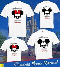 DisneyWorld Florida 2025 2026 Personalised T-Shirts Matching Family Mouse Gift