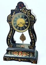 French Antique Boulle Clock. Chines On A Bell. In Working Order.