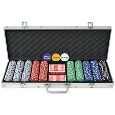 Poker Set with Aluminum Case