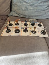 Marvel Heroclix Bundle Of 10 Unique and rare Figures. All with Correct Cards #5