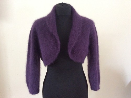Monsoon purple fluffy angora - purple,