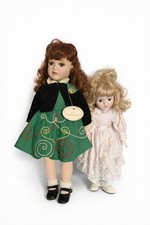 Vintage Style Porcelain Doll