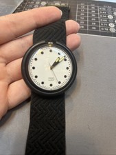 Pop Swatch Watch, Black And