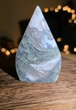 Beautiful Moss Agate Teardrop