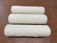 3 x 9" Purdy White Dove Medium Pile 3/8" nap Rollers 1.5" Core