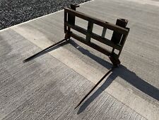 Bale Spike ✅Straw Bales✅Big Squares, 2 Spikes, Pin & Cone ,Loader, Telehandler