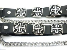 Cross Black Leather Biker