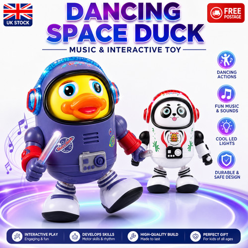 Dancing space duck panda - space,