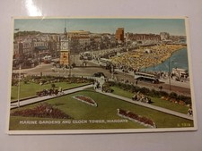 Marine Gardens and Clock Tower, Margate postcard