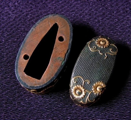 Shakudo fuchi kashira - fuchi, –