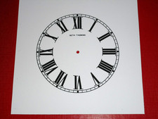 Seth Thomas clock dial face