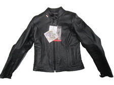 YAMAHA / DAINESE LADIES LEATHER MOTORCYCLE JACKET SIZE 44 10/12