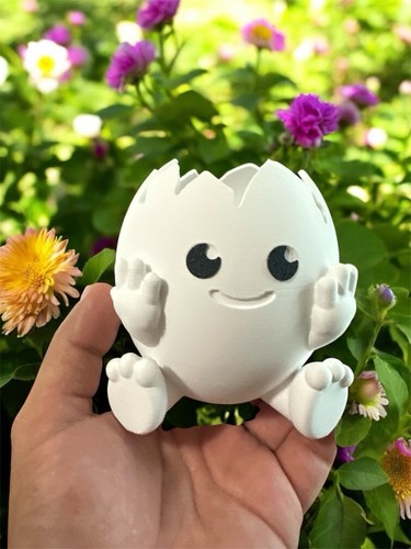 Adorable broken eggshell - adorable, face