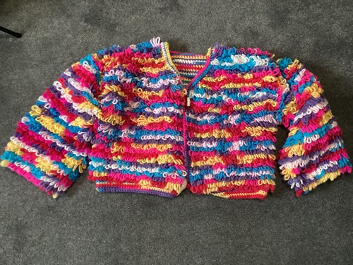 Cardigan jacket crochet - cardigan/jacket, loopy