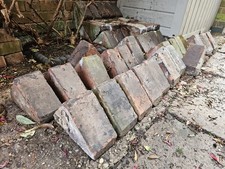 48 Victorian Reclaimed Triangular Coping Capping Bricks Stones 16ft 5m length