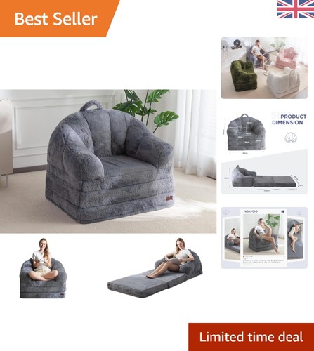 Elegant single faux fur sofa - single,