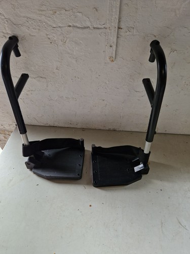Pair wheelchair footrests - of,
