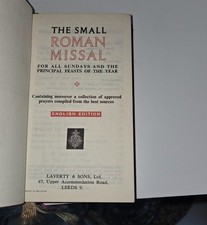 The Small Roman Missal Vintage Laverty & Sons Edition