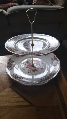 Colclough tier cake stand - colclough,